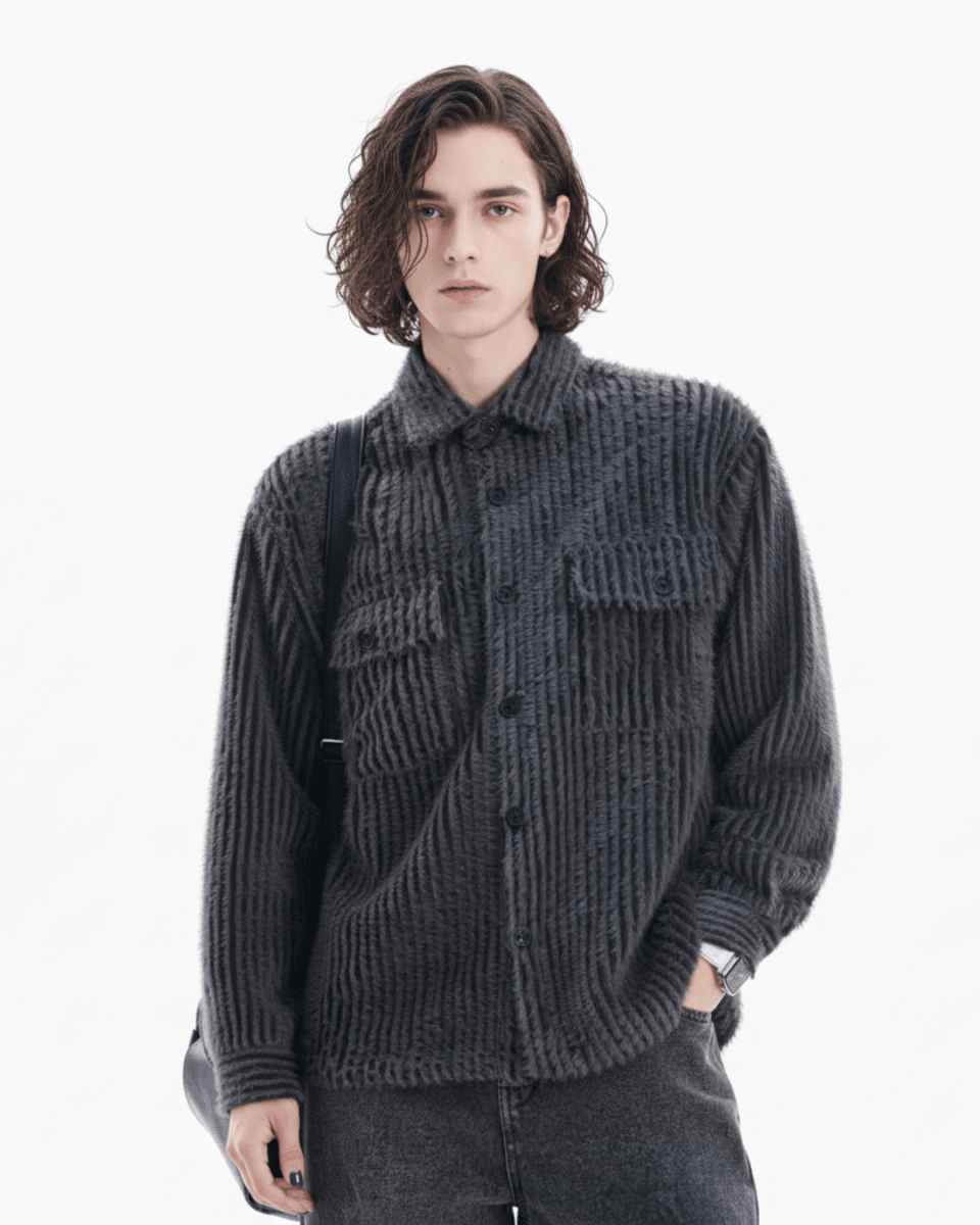 [MRCYC] Shadow Cord Overshirt na2215