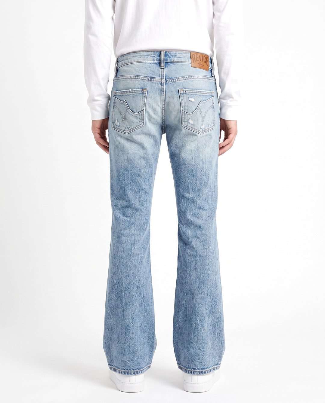 Foldover Wide Jeans na2991