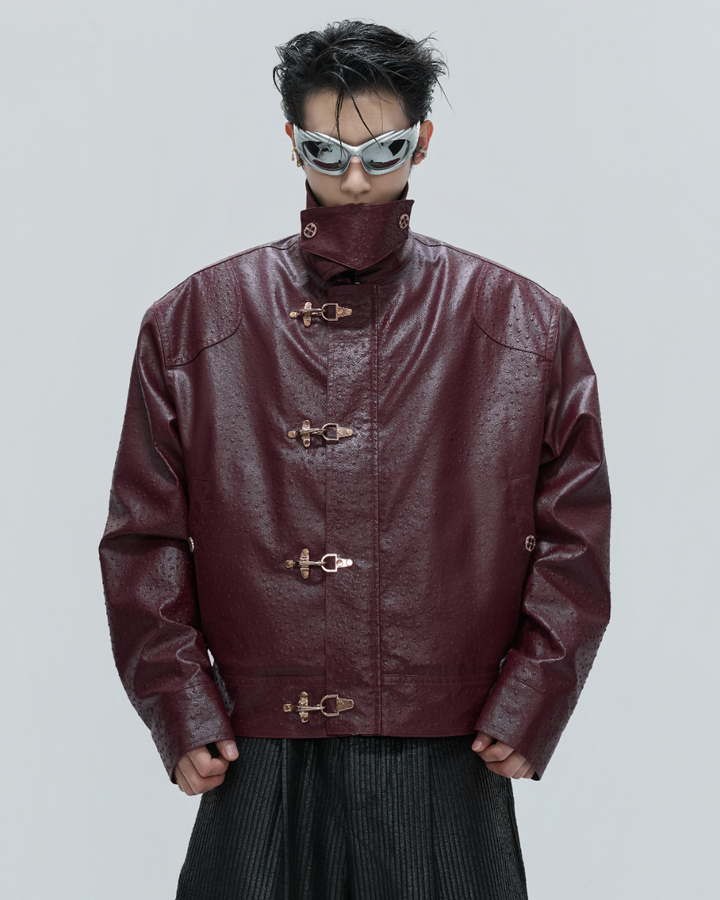 [ArguE CulturE] Dark Gate Metal Leather na2275