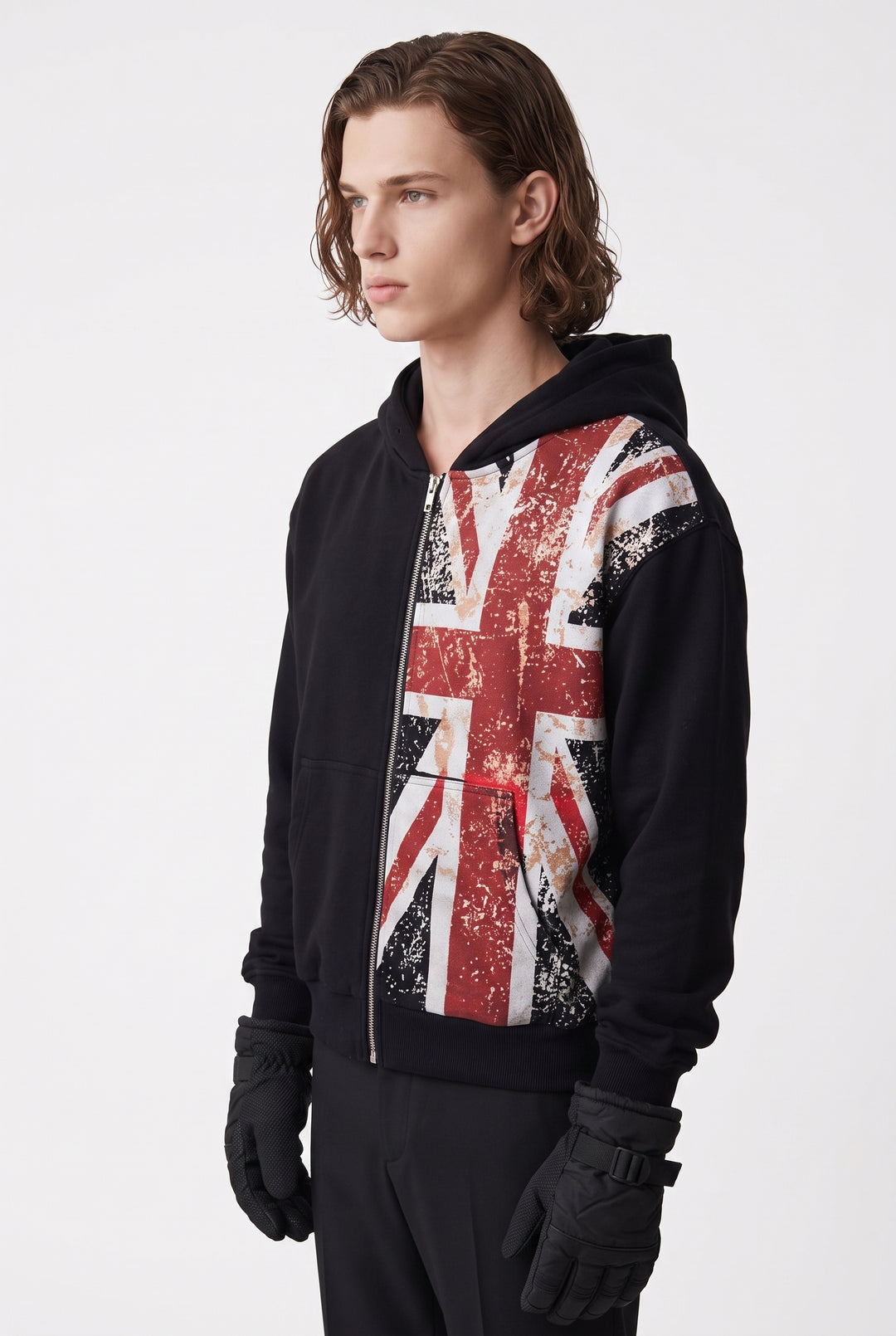Graphic Zip Hoodie na2757