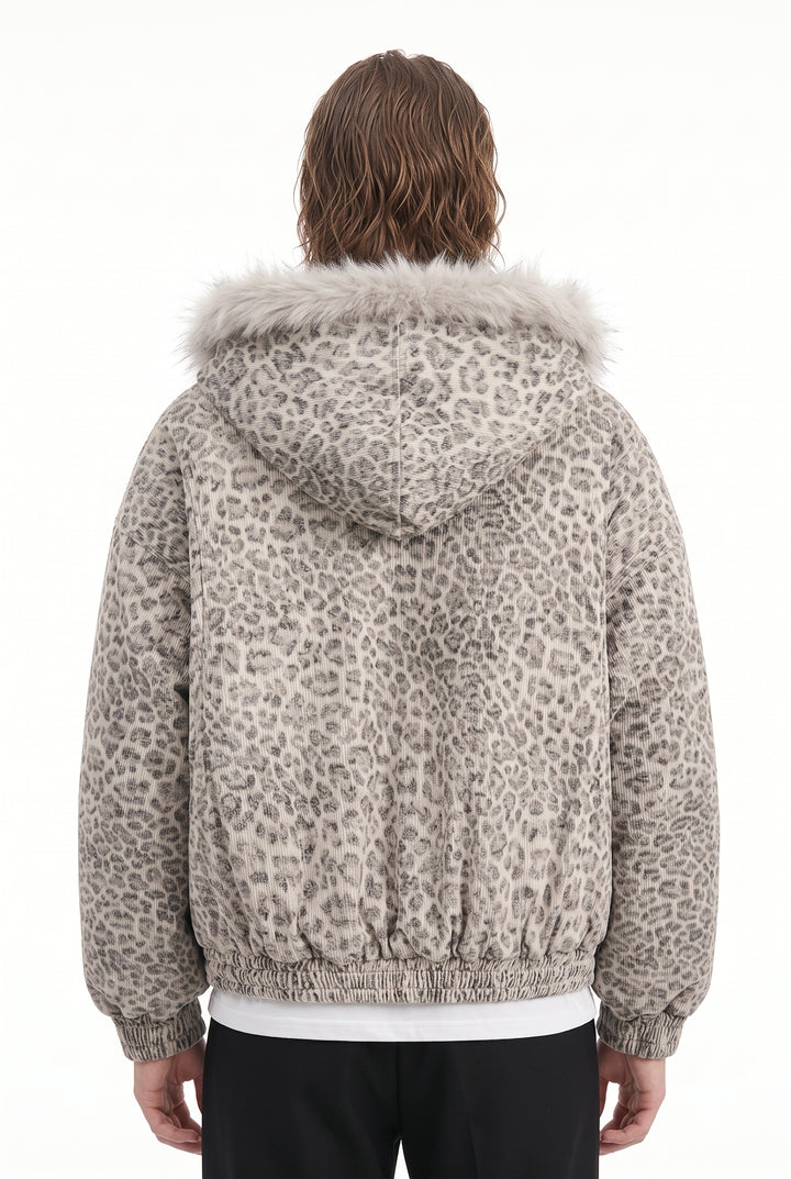Leopard Fur Jacket na2818