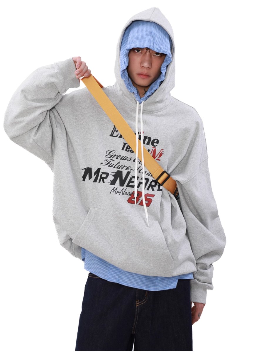 [MRNEARLY] heavy letters hooded na1507