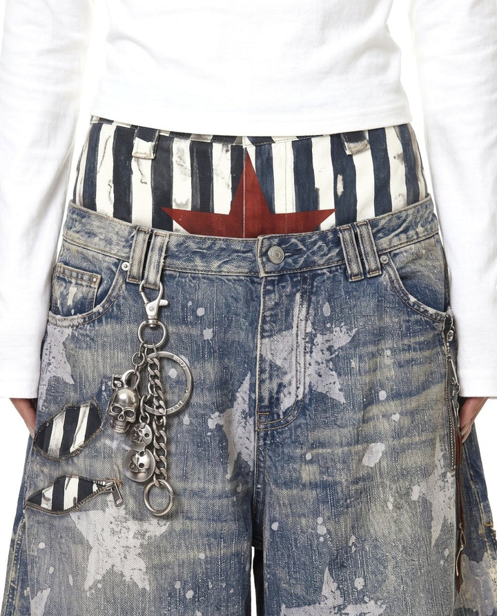 Star Baggy Jeans na3078