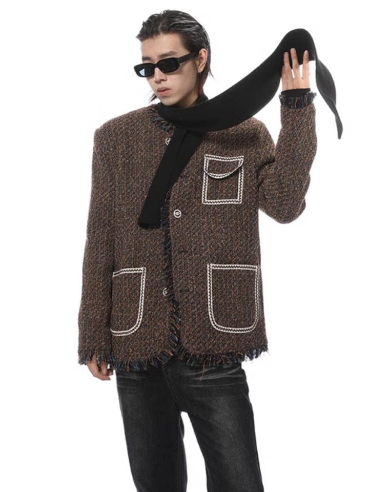 【FUTUREBOY】Tweed Jacket  na1706