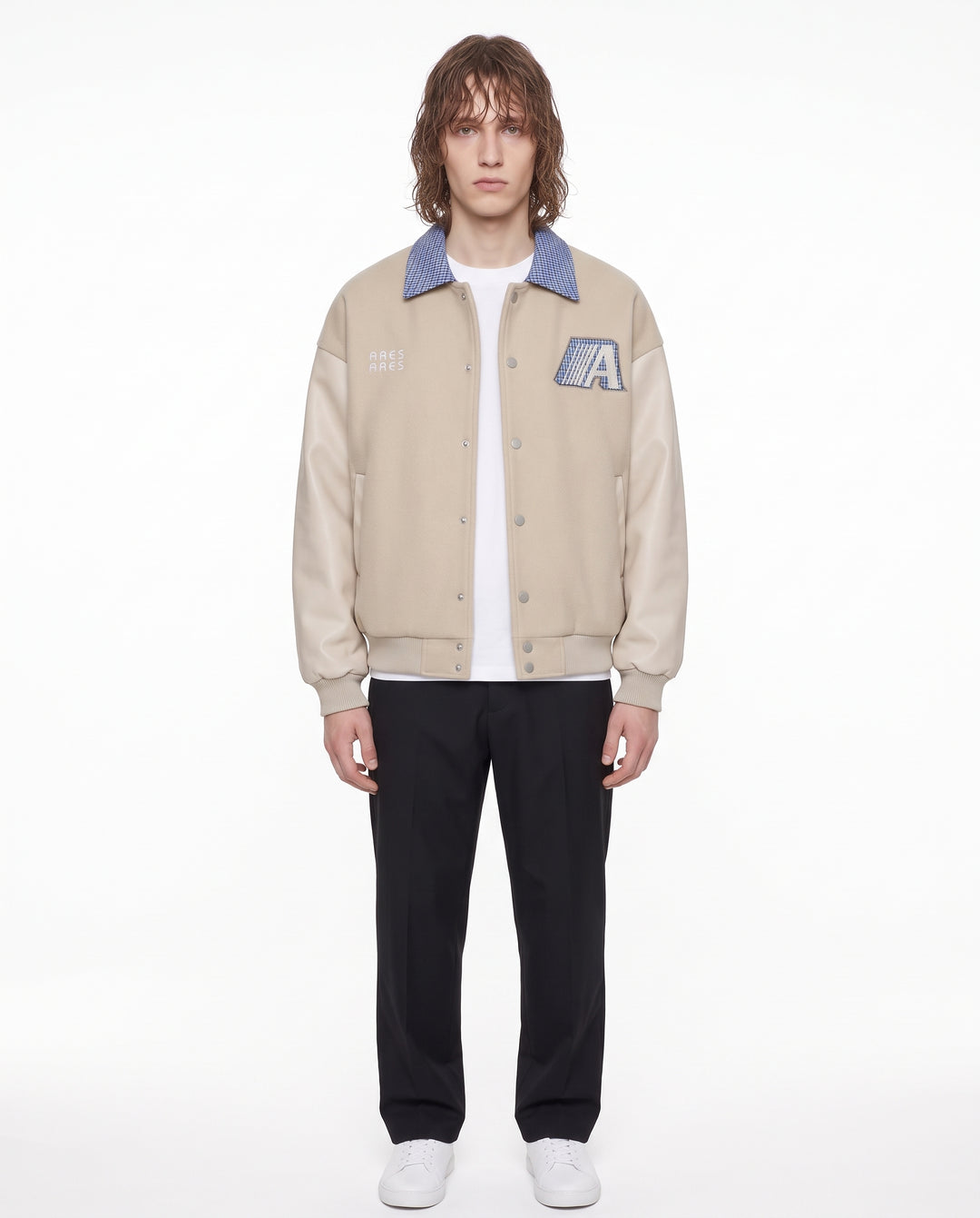 Collared Varsity Jacket na3242