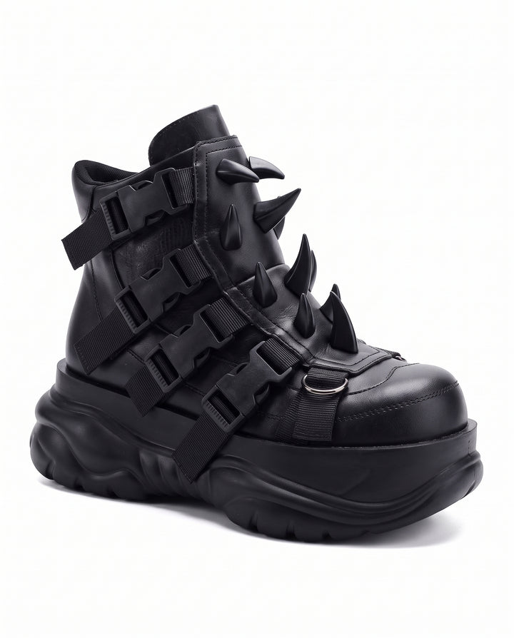 Spiked Platform Sneakers na3173
