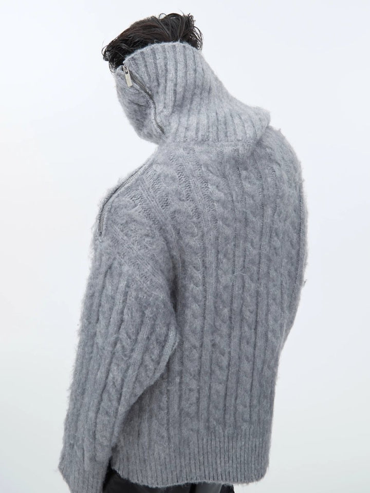 【CulturE】high neck loose knit  na1580