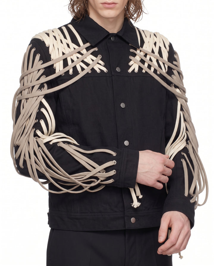 Laced Denim Jacket na2935