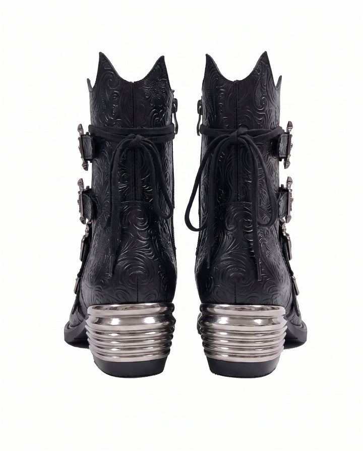Gothic Buckle Boots na2955