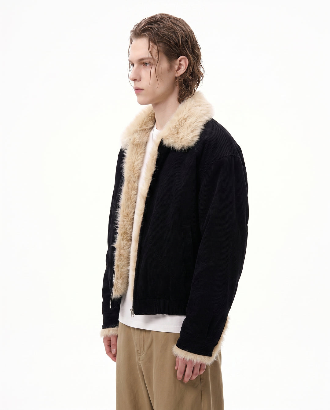 Fur Collar Jacket na3094