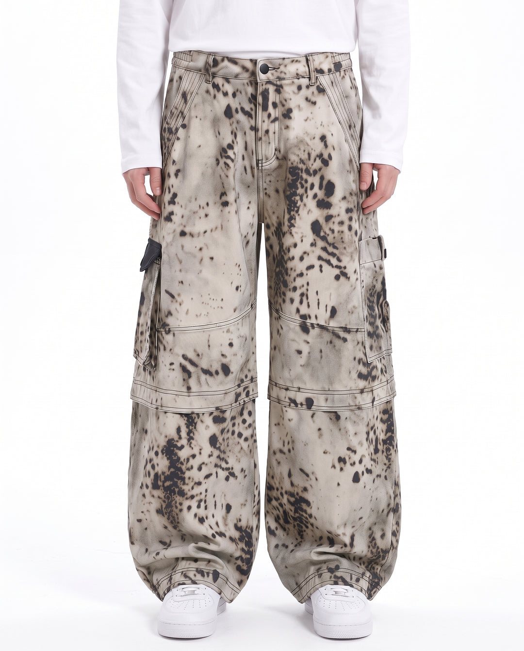 Splatter Cargo Pants na2975