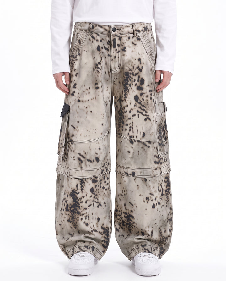 Splatter Cargo Pants na2975