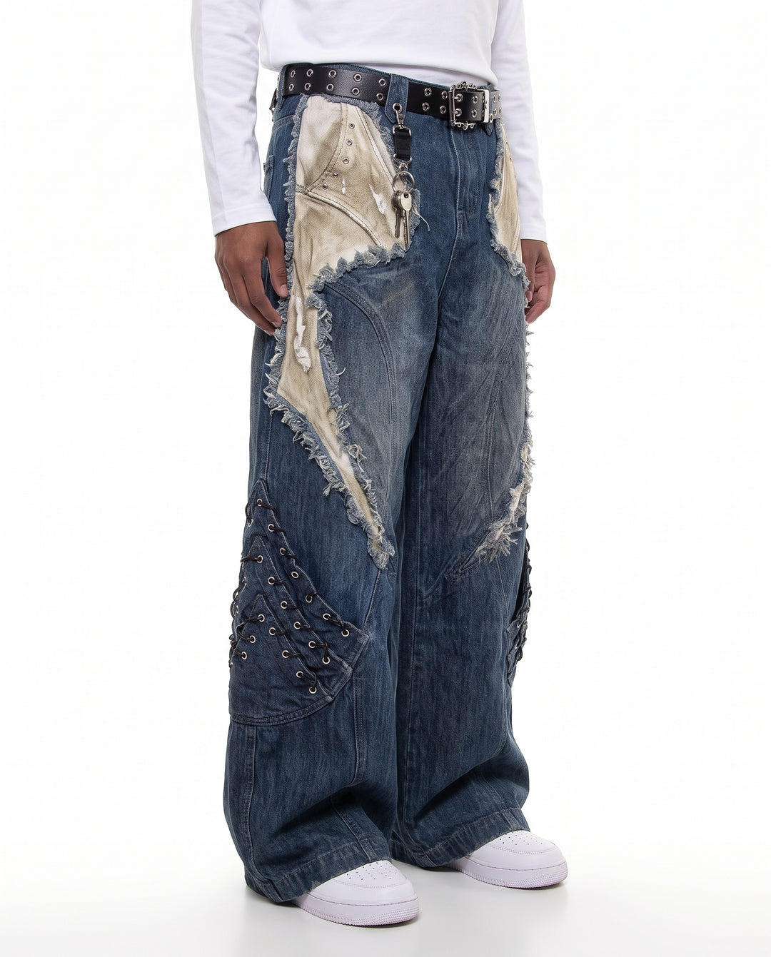 Wide Denim Pants na3200
