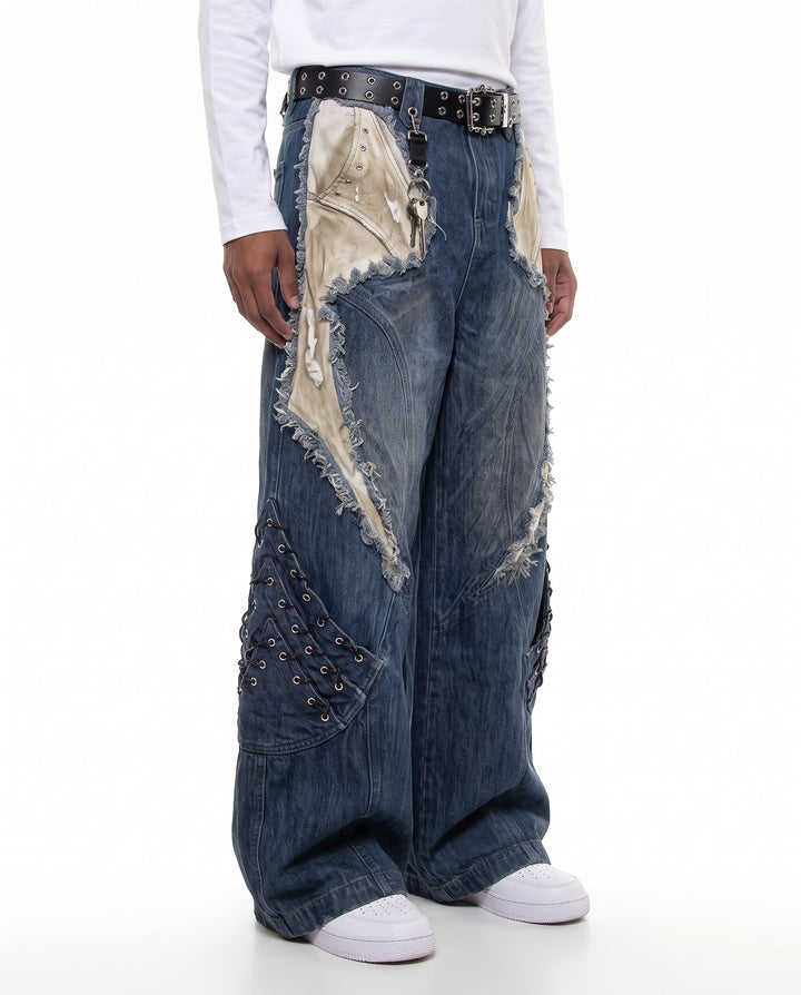 Wide Denim Pants na3200