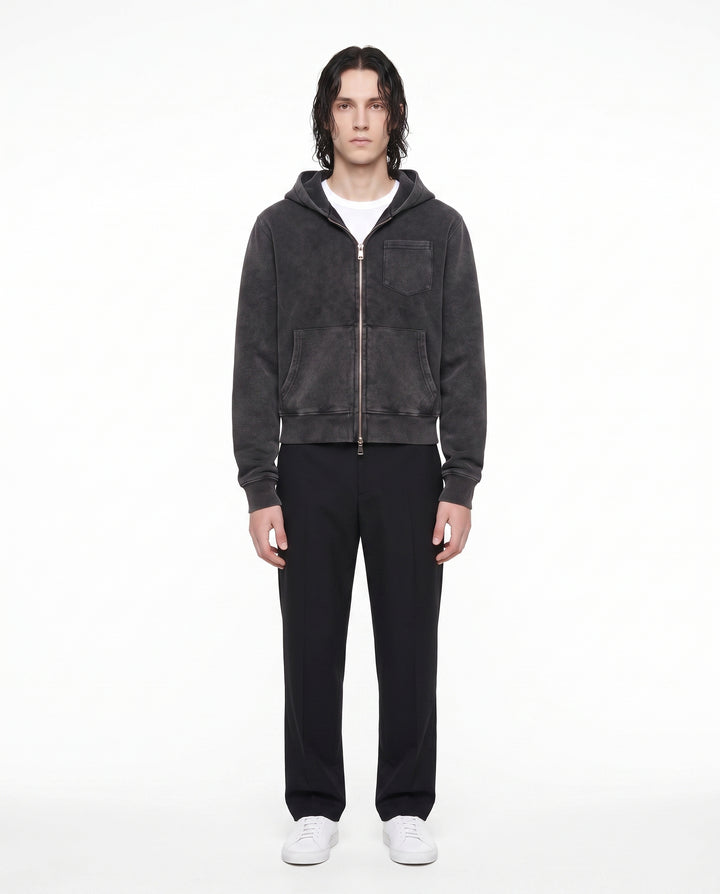 Washed Zip Hoodie na3017