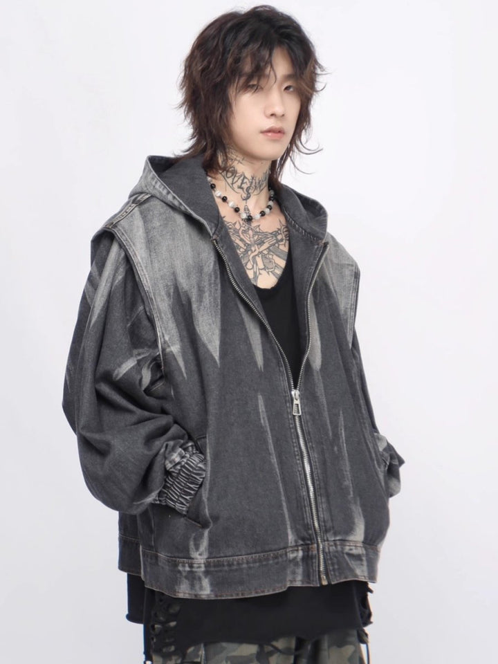 【Mz】Heavyweight zipper hooded na1377