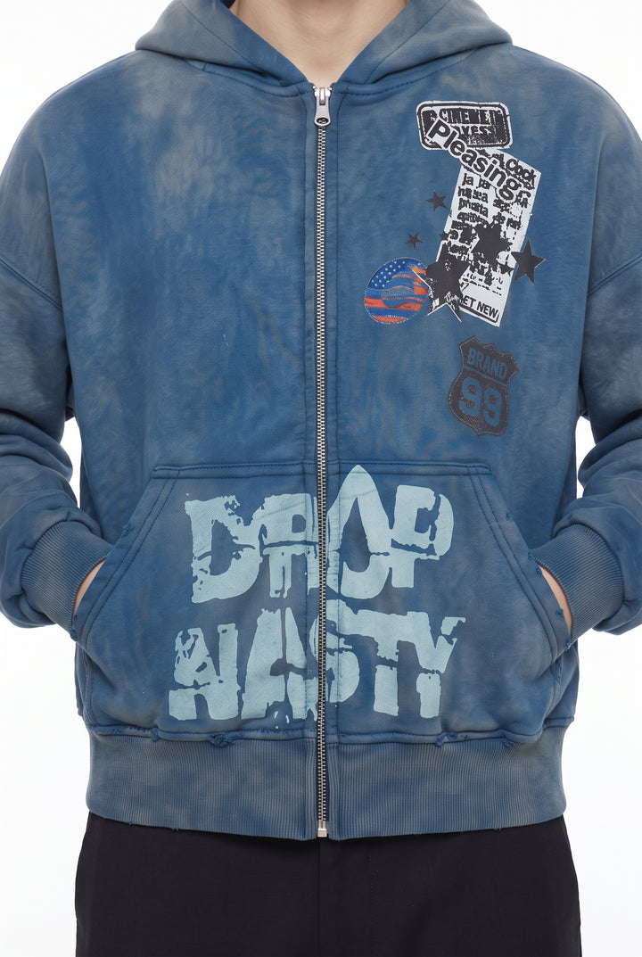Graphic Washed Hoodie na2812