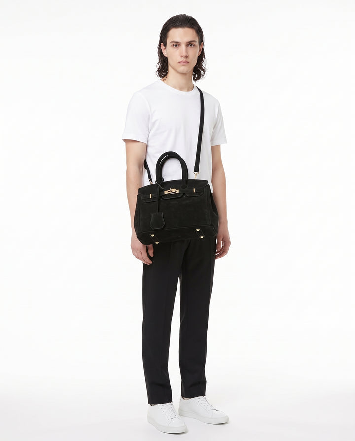 Suede Handbag na3210
