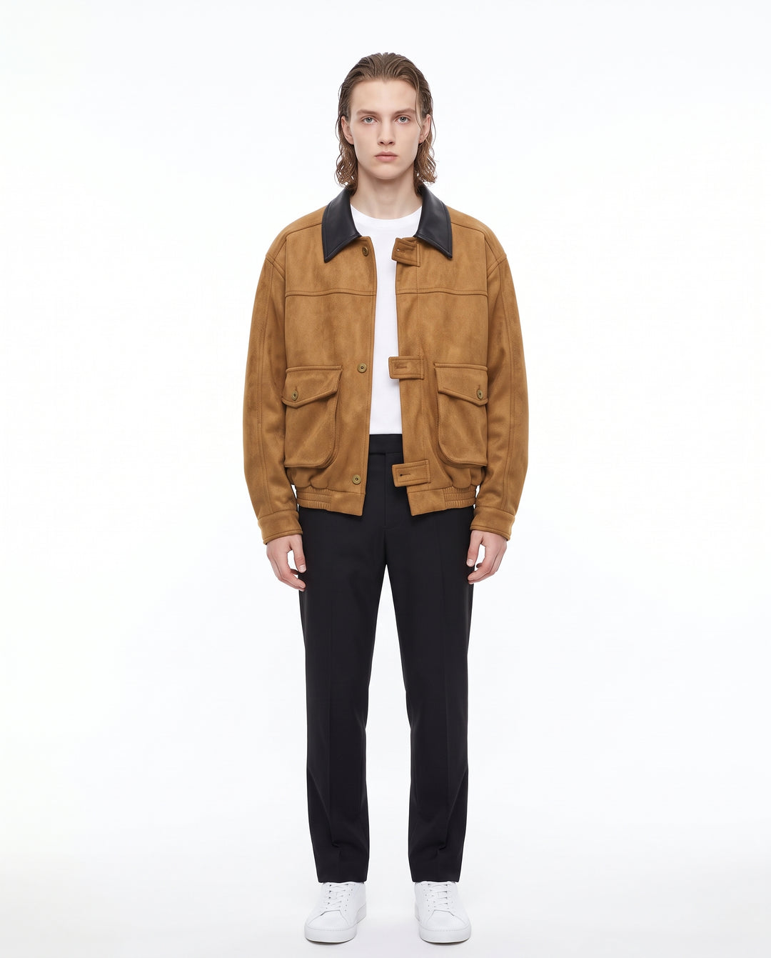 Suede Bomber Jacket na3170