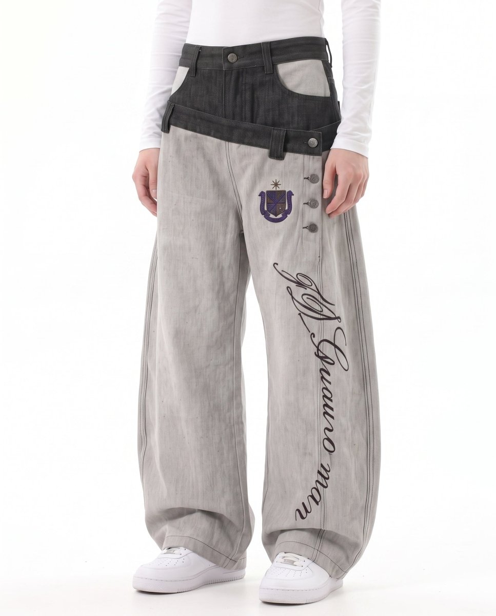 Wide Denim Pants na3074
