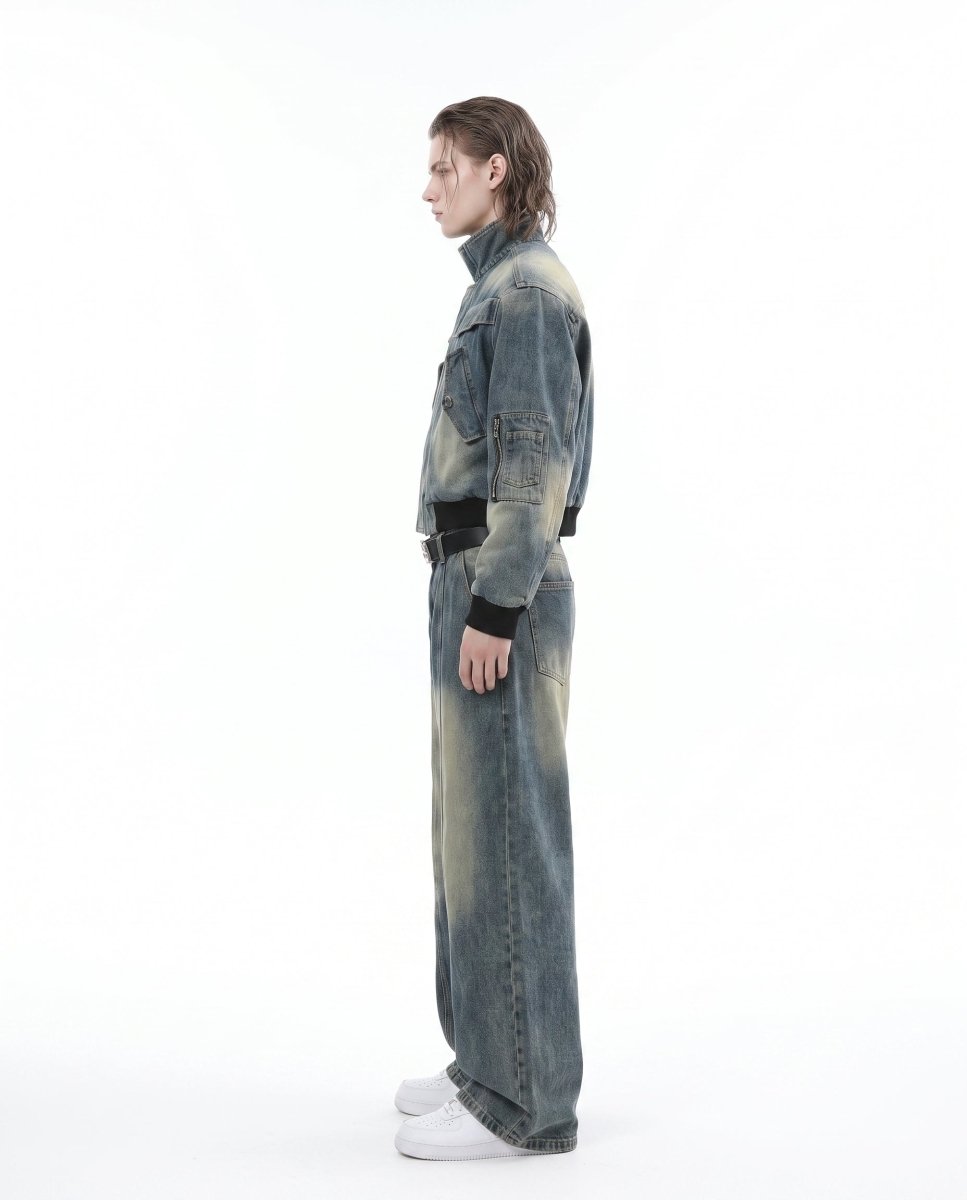Washed Denim Jacket na3050