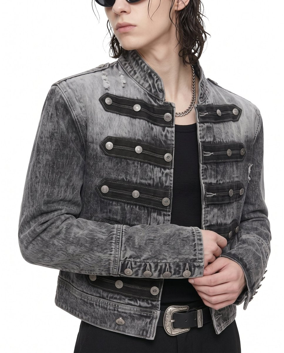 Military Denim Jacket na3034