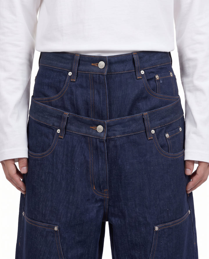 Studded Wide Jeans na3054