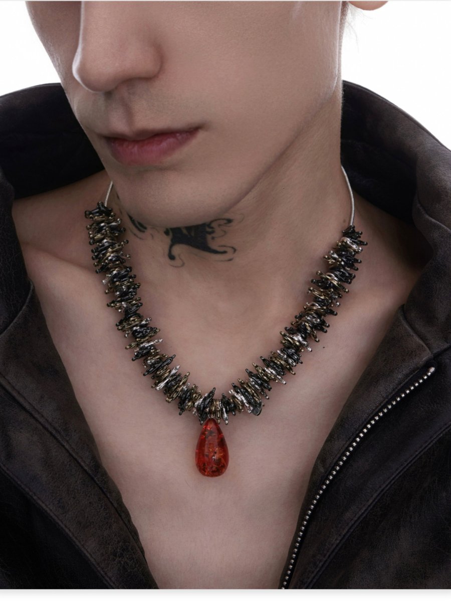 [Struc Ton] pendant punk necklace na1445