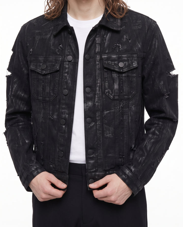 Laced Denim Jacket na2937