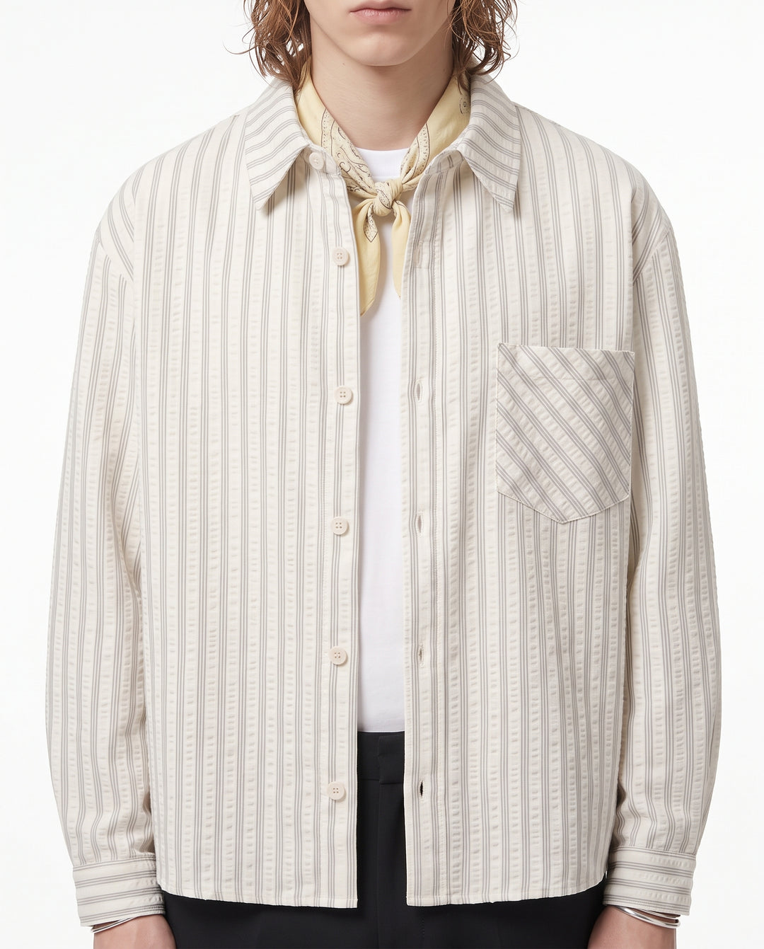 Striped Casual Shirt na3015