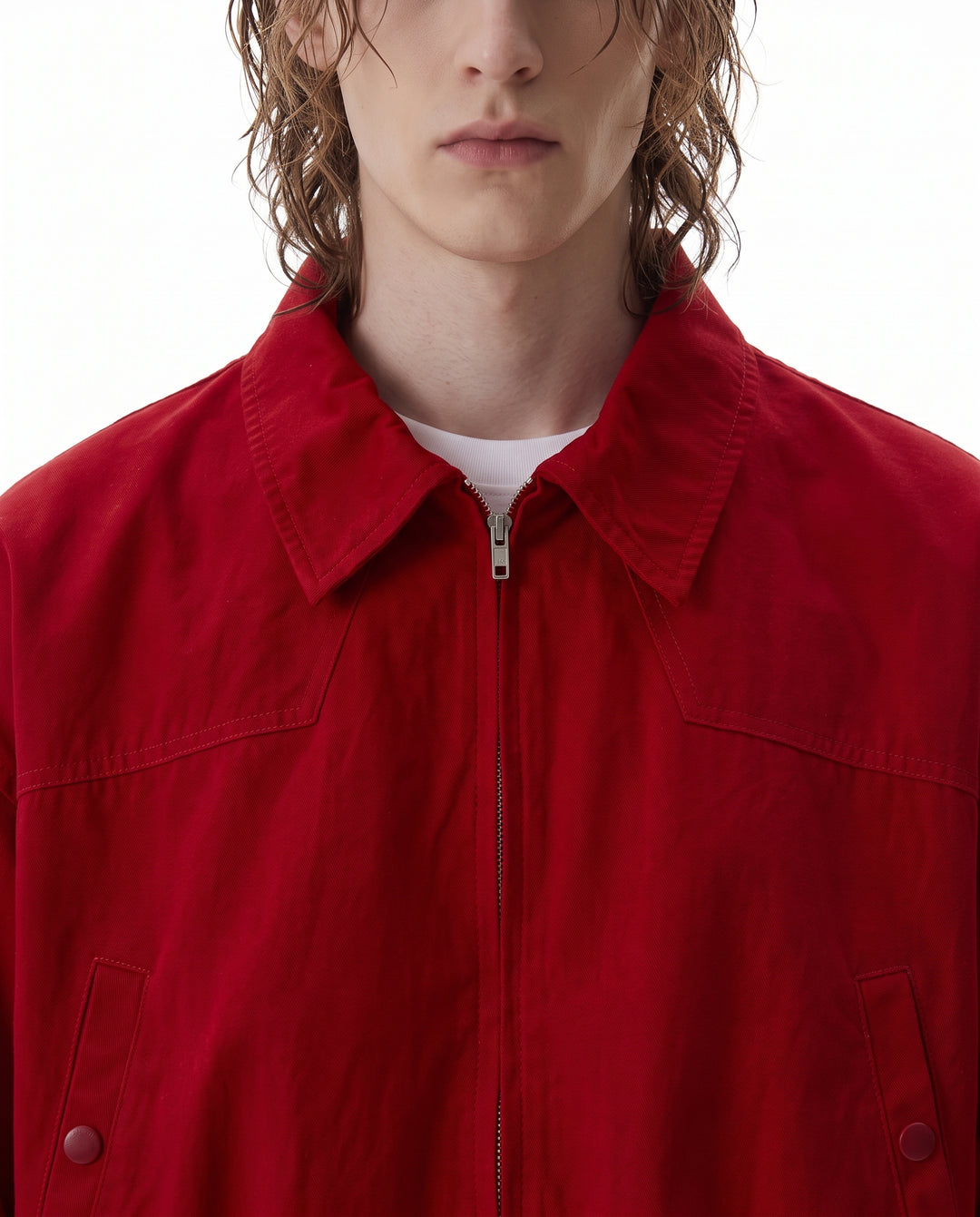 Red Zip Jacket na3011