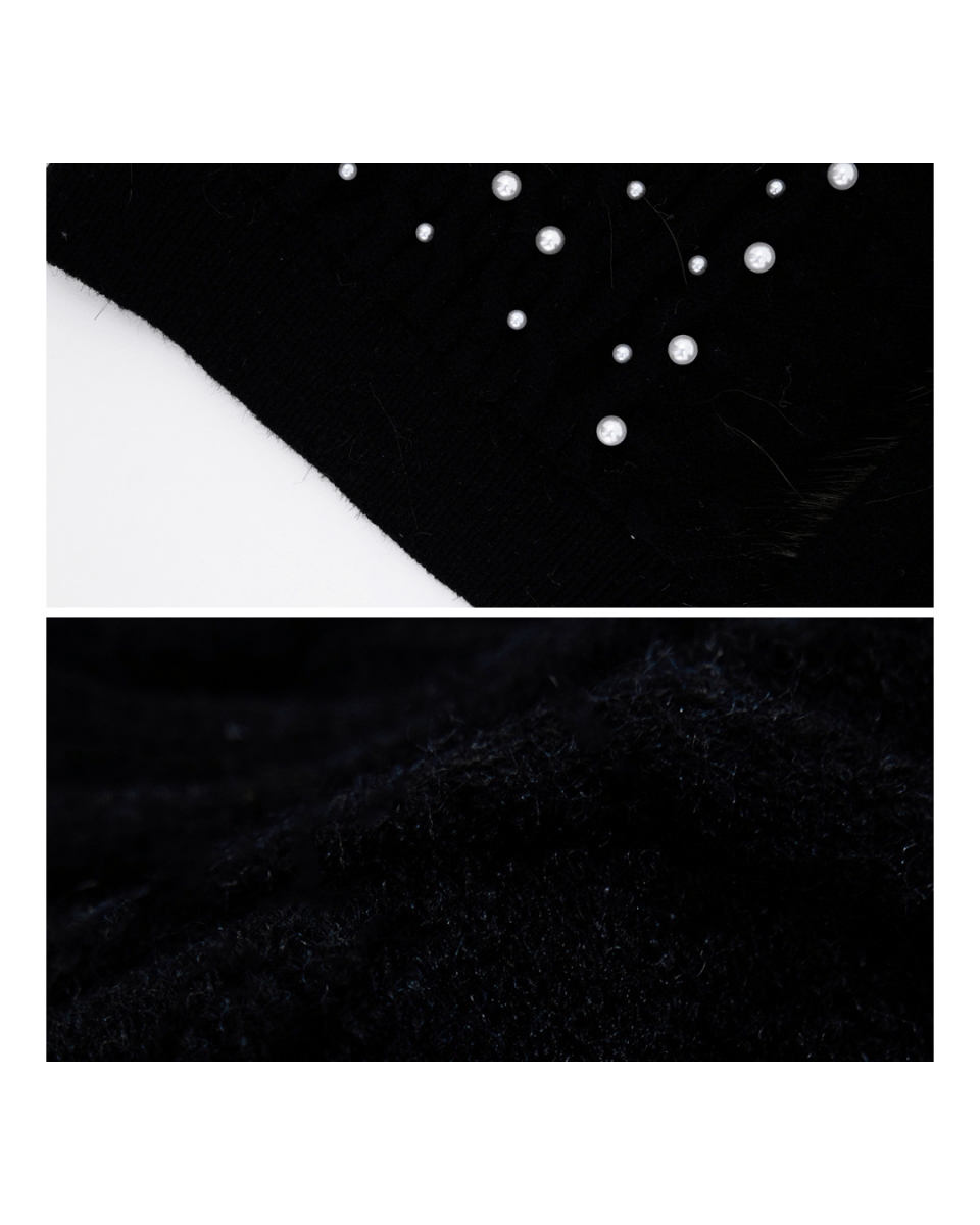 [ArguE CulturE] Royal Fang Fur Knit Coat na2254