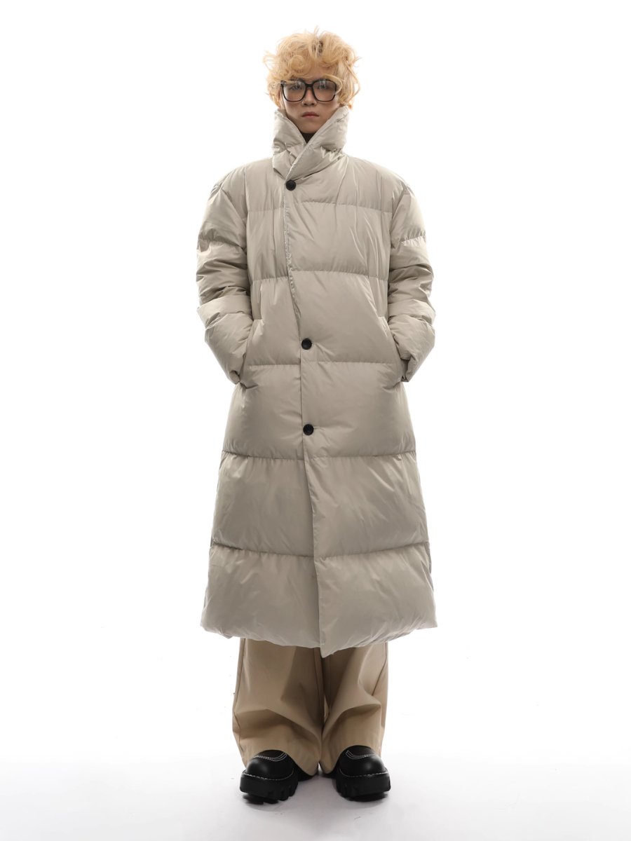 [FUTUREBOY] knee-length down jacket na1716