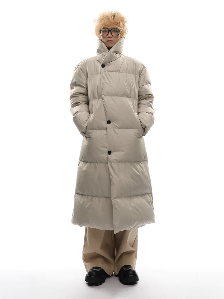 【FUTUREBOY】knee-length down jacket  na1716