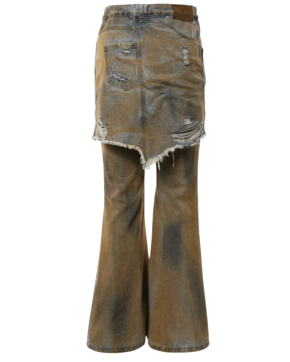 DEBRIS LAYERED JEANS na2307 