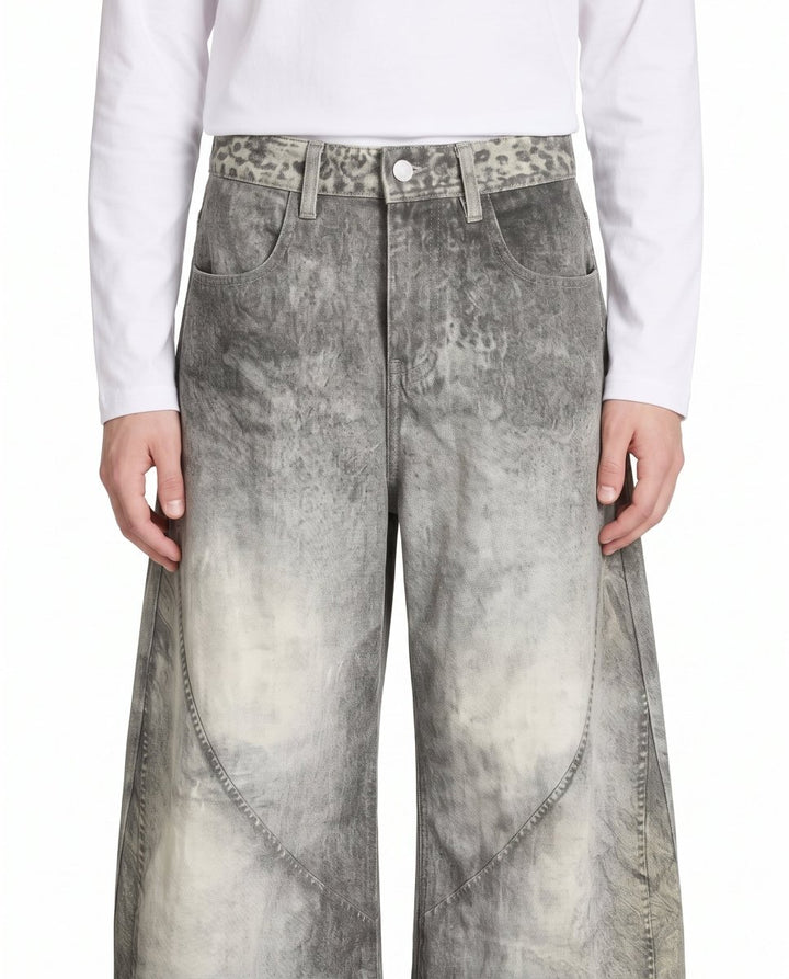 Washed Wide Jeans na3023
