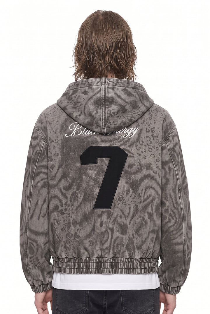 Washed Hooded Jacket na2814