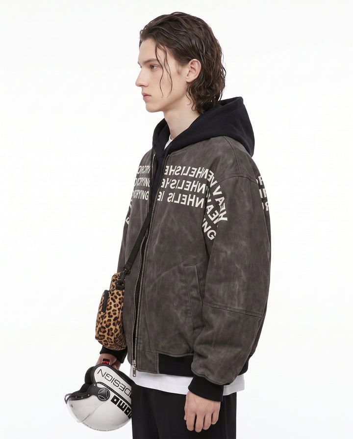 Graphic Bomber Jacket na3003