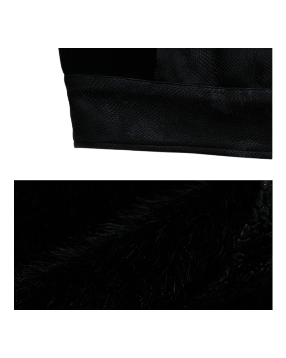 [ArguE CulturE] Noir Crest Cyber ​​Jacket na2255