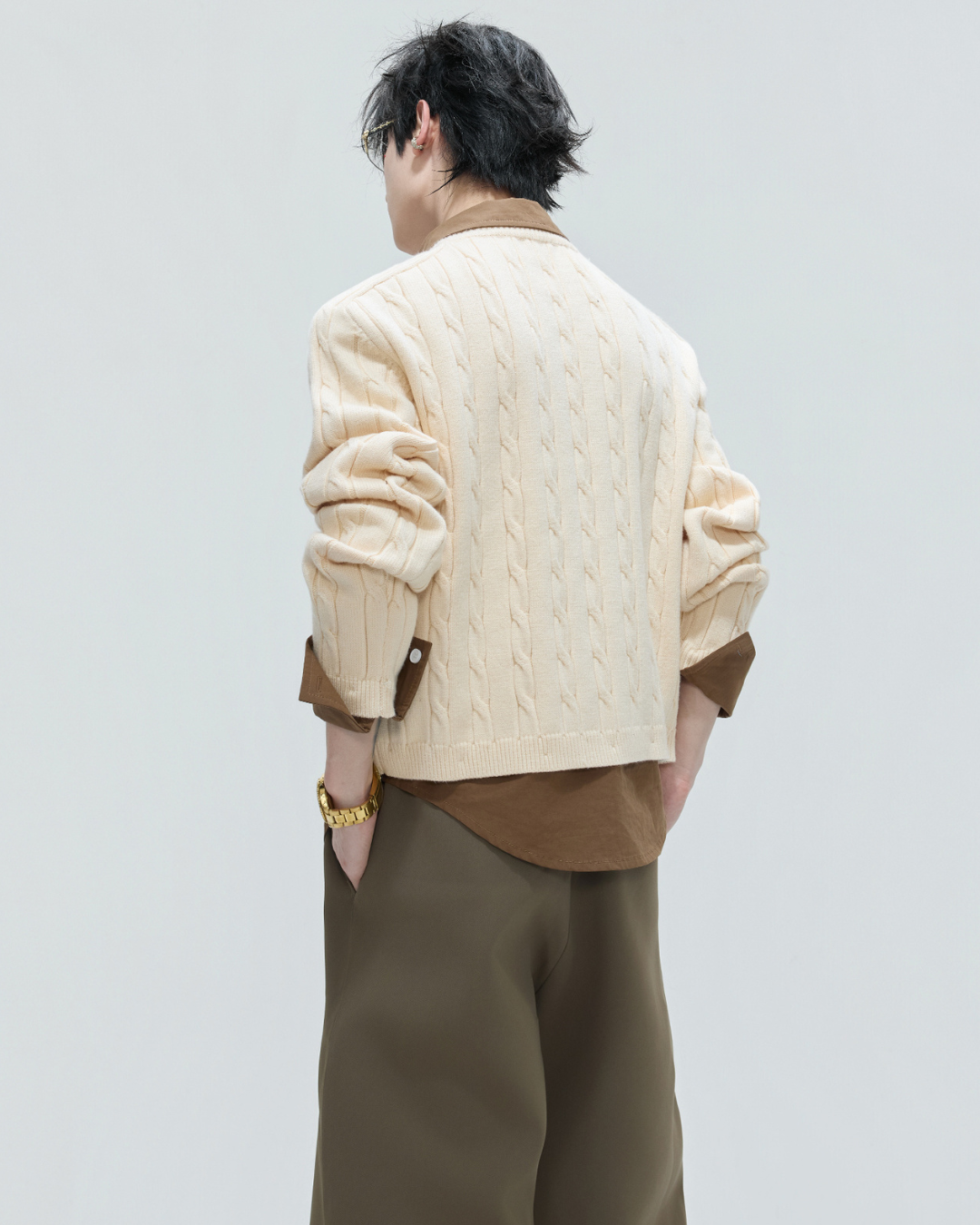 [ArguE CulturE]Pearl Logo Knit Sweater na2267