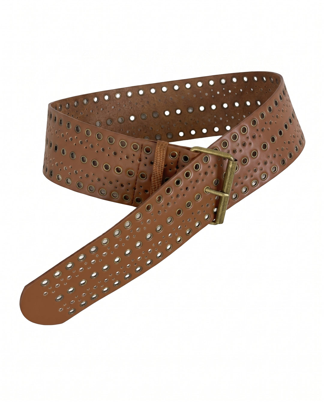 Eyelet Leather Belt na2933