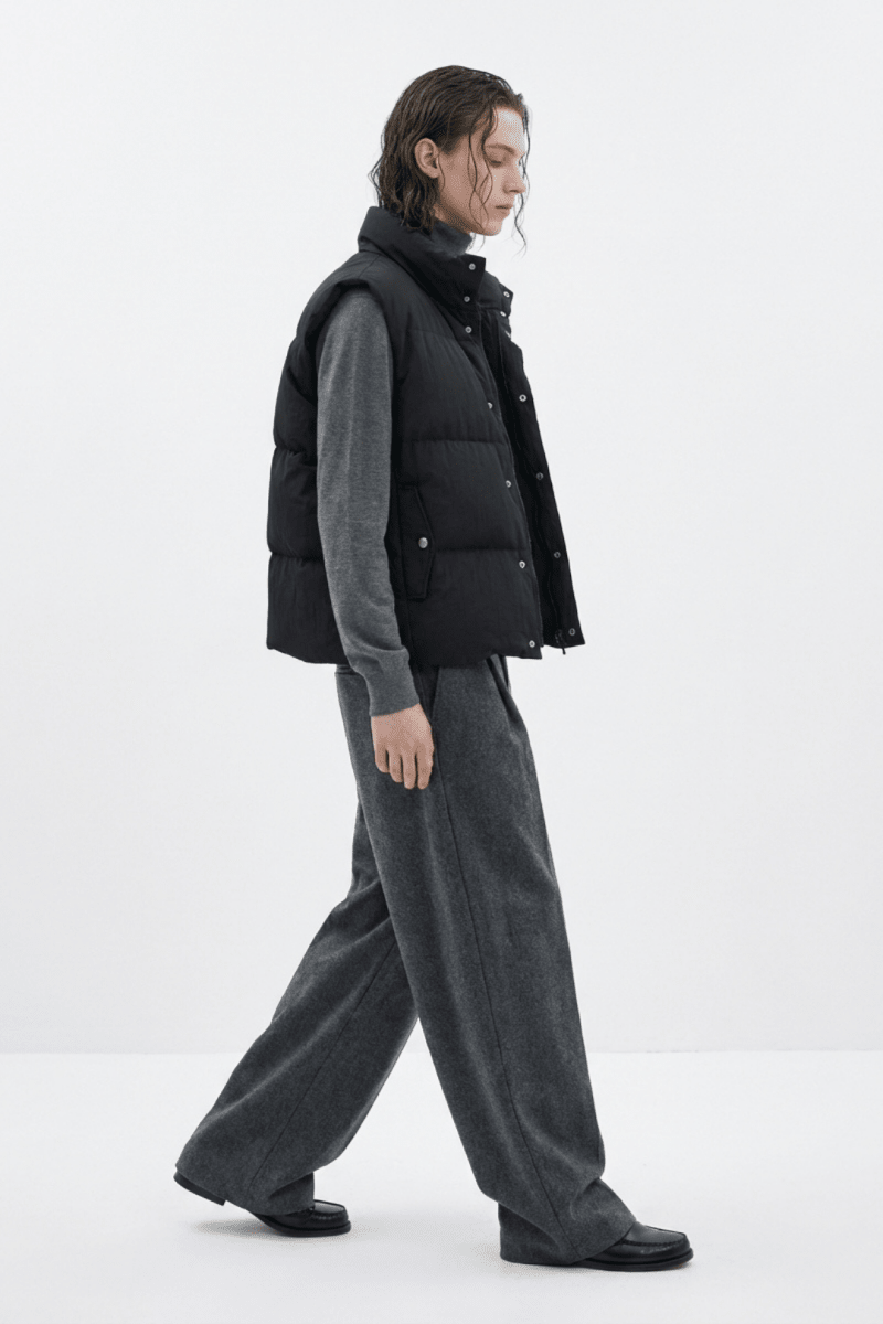 Wide Tuck Slacks na2361