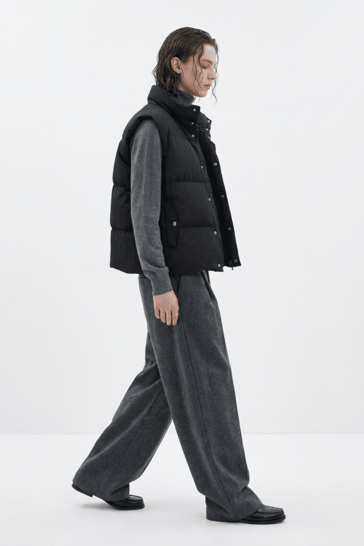 Wide Tuck Slacks na2361