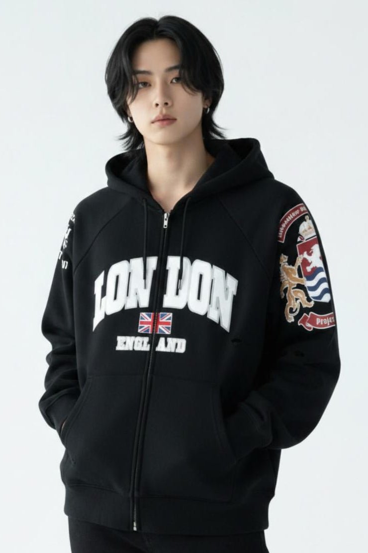 Logo Zip-up Hoodie  na2538