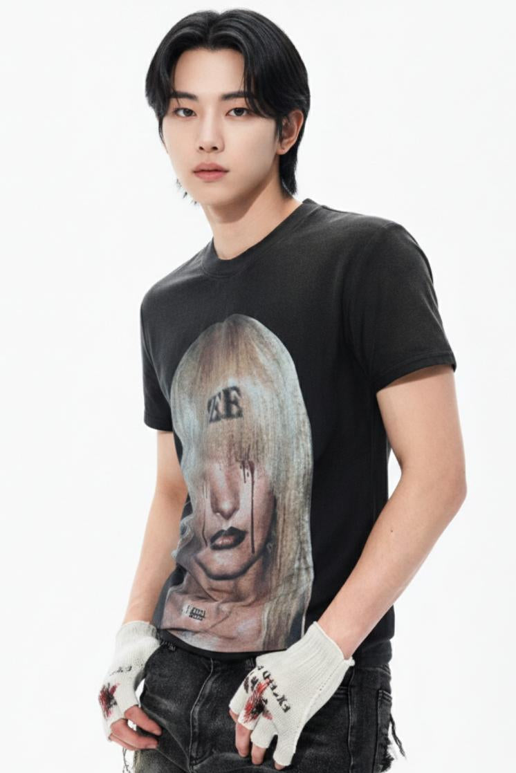 Graphic Print Tee  na2603