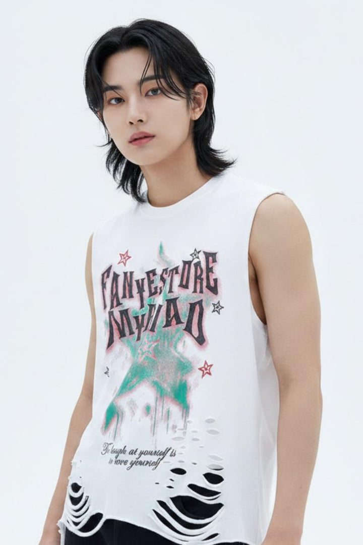 Sleeveless T-shirt  na2616