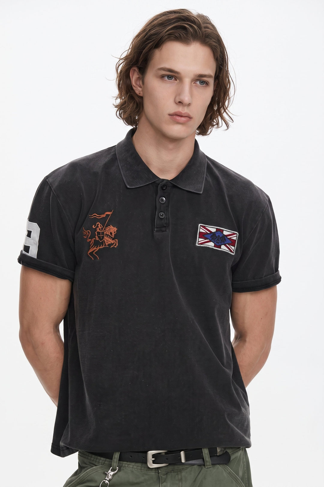 Washed Polo Shirt  na2670