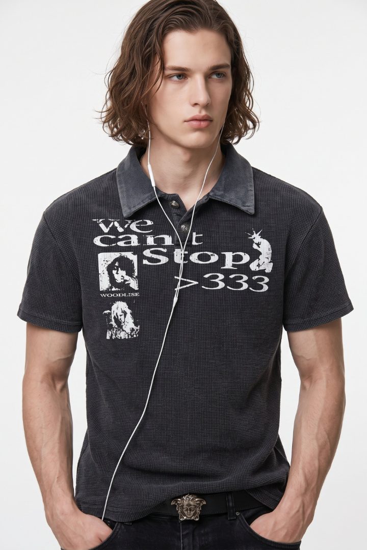 Textured Polo  na2662