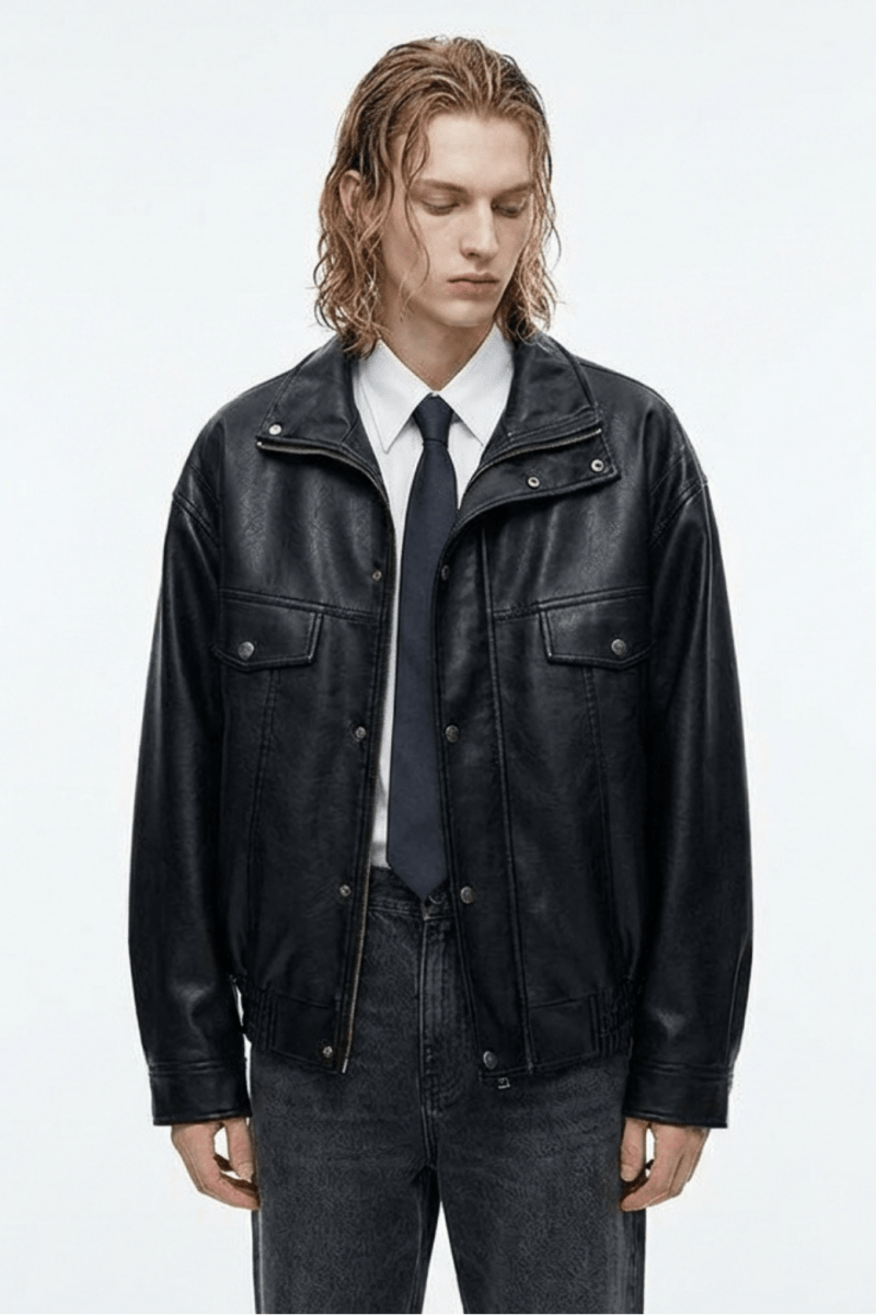 Architectural Leather Jacket na2350