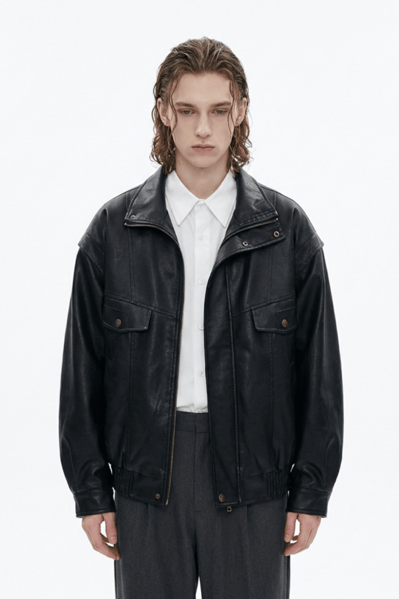 Architectural Leather Jacket na2350